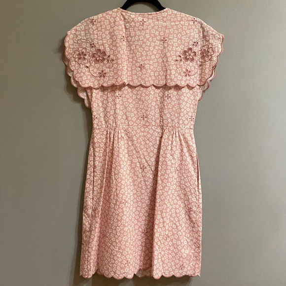 Coach Printed Short Broderie Anglaise Dress, Size 2 - Picture 5 of 13